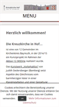 Mobile Screenshot of kreuzkirche-hof.de